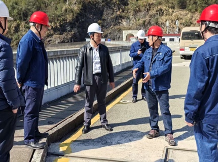 公司辅导带队到公司所属水库发展防汛备汛查抄