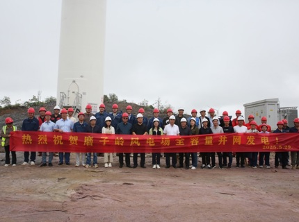 喜报！jcjc5500公海贵宾会公司广西全州和磨子岭共13万千瓦风电项目实现全容量并网发电