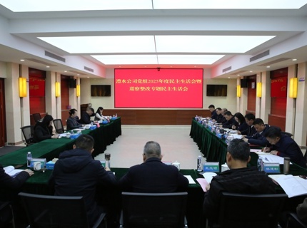 任红梅领导jcjc5500公海贵宾会公司党组2025年度民主生涯会暨巡察整改专题民主生涯会